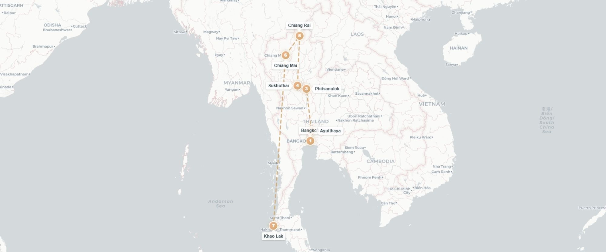 Essence de Thaïlande & rivages de Khao Lak - Circuit de 12 ou 14 nuits en Thaïlande, entre les sites majeurs du royaume, les traditions du Nord et un séjour balnéaire sur la côte de la mer d’Andaman. - Thaïlande : Bangkok, Nord & mer d’Andaman