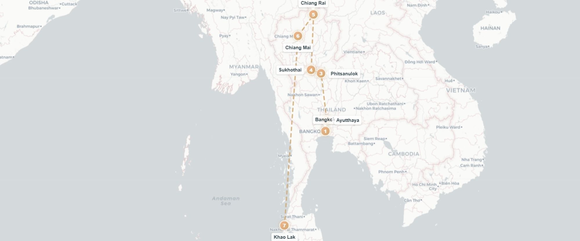 Essence de Thaïlande & rivages de Khao Lak - Circuit de 12 ou 14 nuits en Thaïlande, entre les sites majeurs du royaume, les traditions du Nord et un séjour balnéaire sur la côte de la mer d’Andaman. - Thaïlande : Bangkok, Nord & mer d’Andaman