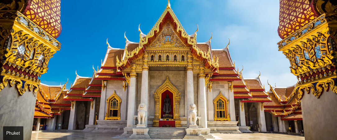 Contrastes thaïlandais, entre ville et lagons - Combiné de 8 à 14 nuits en Thaïlande, entre découverte culturelle à Bangkok et parenthèse balnéaire sur les plages de Phuket. - Thaïlande : Bangkok & Phuket