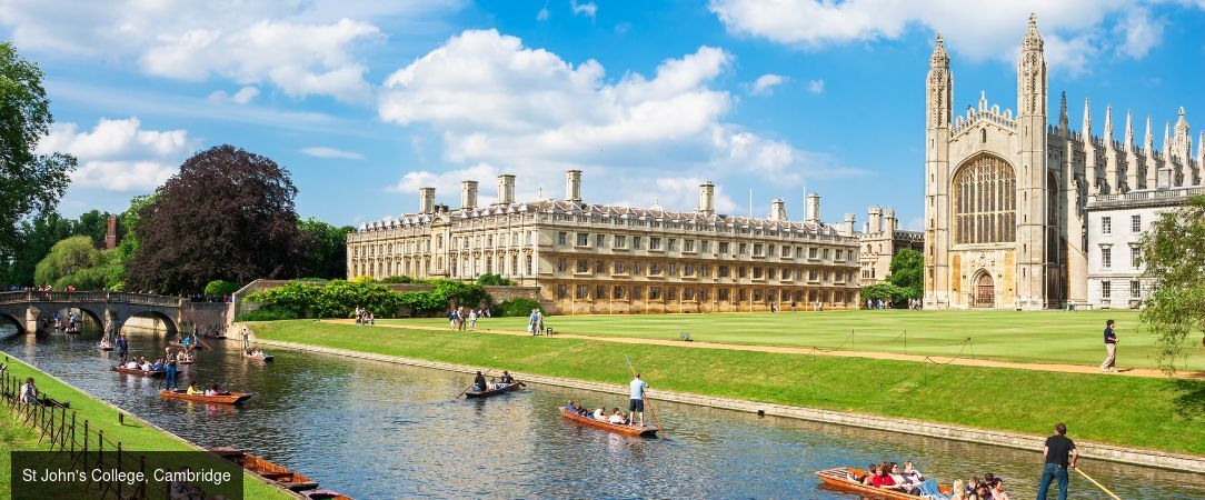 De Londres aux cités universitaires britanniques en train - Circuit de 7 nuits en train à travers le sud de l'Angleterre, entre grandes cités universitaires, patrimoine royal et paysages emblématiques. - Angleterre : Londres, Cambridge, Oxford & Bath