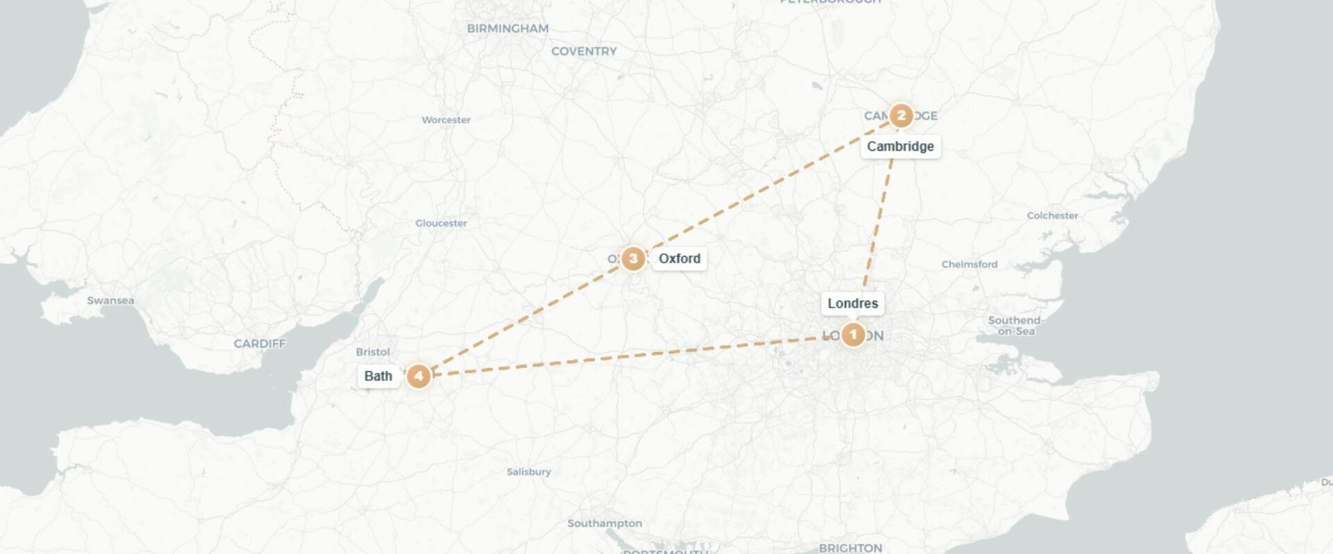 De Londres aux cités universitaires britanniques en train -  - Angleterre : Londres, Cambridge, Oxford & Bath