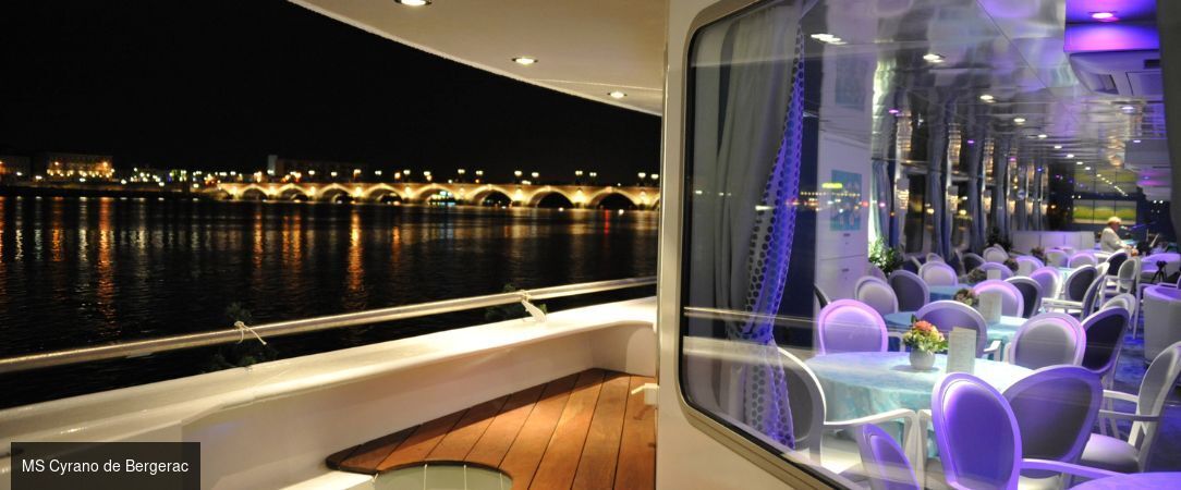 Croisière au cœur de Bordeaux et sa région - Croisière de 5 nuits au fil de la Garonne et de la Dordogne, entre citadelles classées, bastides médiévales et vignobles d’exception. - France : Bordeaux et vallée de la Gironde