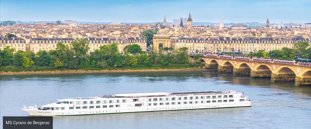 Croisière au cœur de Bordeaux et sa région - Croisière de 5 nuits au fil de la Garonne et de la Dordogne, entre citadelles classées, bastides médiévales et vignobles d’exception. - France : Bordeaux et vallée de la Gironde