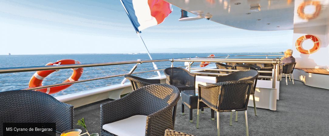 Croisière au cœur de Bordeaux et sa région - Croisière de 5 nuits au fil de la Garonne et de la Dordogne, entre citadelles classées, bastides médiévales et vignobles d’exception. - France : Bordeaux et vallée de la Gironde