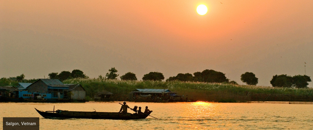 Le Mékong, rêve et élégance avec Rivages du Monde ★★★★★ - Croisière de 11 nuits entre le Cambodge et le Vietnam à bord du R/V Mekong Romance *****, de Saïgon aux temples d’Angkor ou d’Angkor à Saïgon. - Cambodge & Vietnam : Angkor, Mékong & Saïgon