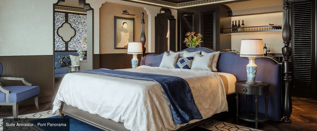 Le Mékong, rêve et élégance avec Rivages du Monde ★★★★★ - Croisière de 11 nuits entre le Cambodge et le Vietnam à bord du R/V Mekong Romance *****, de Saïgon aux temples d’Angkor ou d’Angkor à Saïgon. - Cambodge & Vietnam : Angkor, Mékong & Saïgon