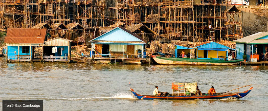 Le Mékong, rêve et élégance avec Rivages du Monde ★★★★★ - Croisière de 11 nuits entre le Cambodge et le Vietnam à bord du R/V Mekong Romance *****, de Saïgon aux temples d’Angkor ou d’Angkor à Saïgon. - Cambodge & Vietnam : Angkor, Mékong & Saïgon