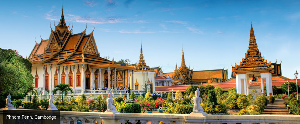 Le Mékong, rêve et élégance avec Rivages du Monde ★★★★★ - Croisière de 11 nuits entre le Cambodge et le Vietnam à bord du Mekong Romance *****, de Saïgon aux temples d’Angkor ou d’Angkor à Saïgon. - Cambodge & Vietnam : Angkor, Mékong & Saïgon