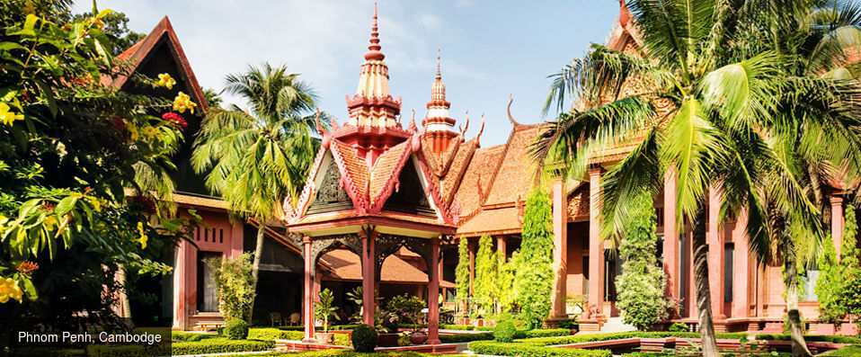 Le Mékong, rêve et élégance avec Rivages du Monde ★★★★★ - Croisière de 11 nuits entre le Cambodge et le Vietnam à bord du Mekong Romance *****, de Saïgon aux temples d’Angkor ou d’Angkor à Saïgon. - Cambodge & Vietnam : Angkor, Mékong & Saïgon