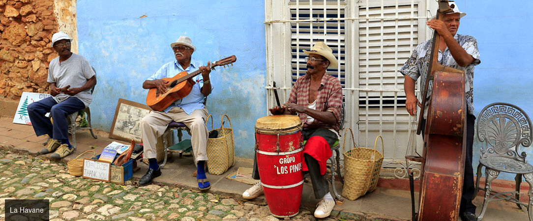 Cuba, entre héritage colonial et rivages caribéens - Combiné de 7, 9 ou 14 nuits cubain inoubliable, entre ville coloniale, authenticité locale et farniente les pieds dans l’eau. - Cuba : La Havane, Cienfuegos & Varadero
