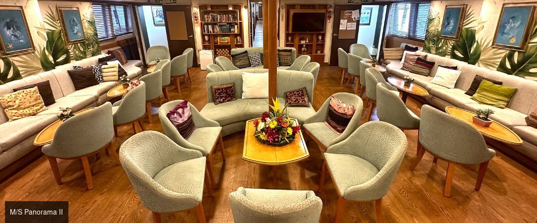 Croisière en Polynésie Française à bord du M/S Panorama II - Croisière de 7 nuits en Polynésie française à bord du M/S Panorama II, à la découverte de Tahiti, Moorea, Bora Bora et des îles de la Société, en pension complète. - Tahiti et les îles de la Polynésie française