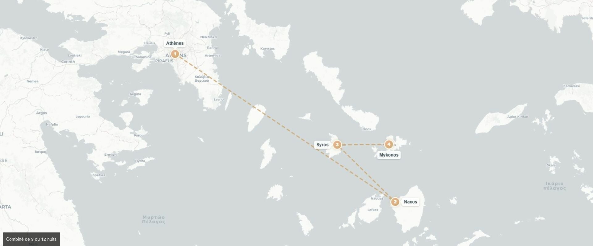 Découverte de la Grèce et de 3 îles en hôtels 4 ou 5 étoiles -  - Athènes et les Cyclades, Grèce