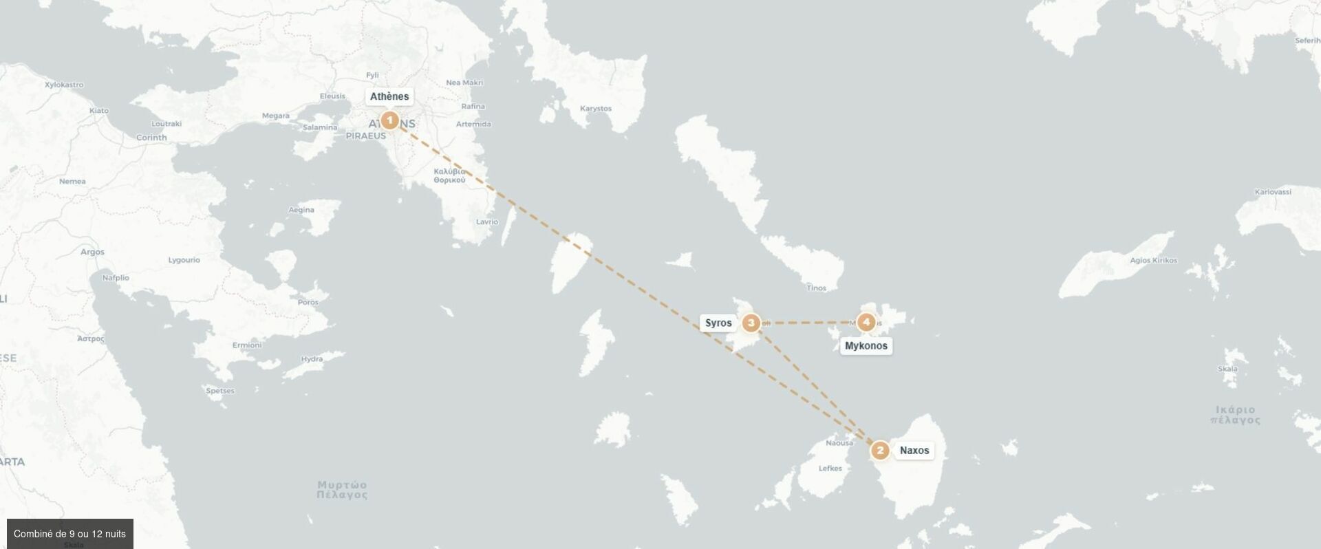 Découverte de la Grèce et de 3 îles en hôtels 4 ou 5 étoiles -  - Athènes et les Cyclades, Grèce