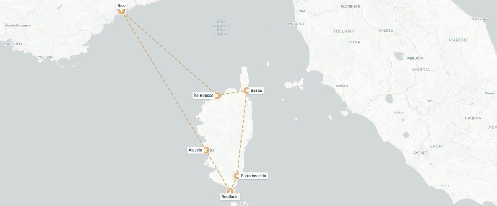 Grand tour de Corse : une croisière au fil des trésors de l'île de beauté - Croisière de 7 nuits autour de la Corse, entre citadelles perchées, calanques spectaculaires et traditions insulaires. - Corse, France