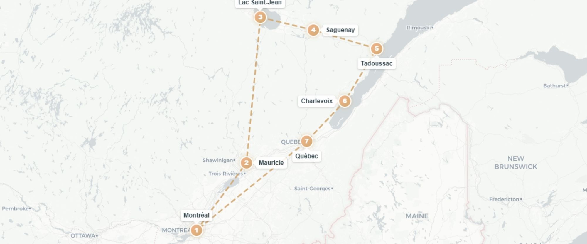 Toute l’âme du Québec entre nature et culture - Autotour de 9 nuits au cœur du Québec, entre métropoles francophones, grands espaces boréaux et rencontres culturelles. - Canada