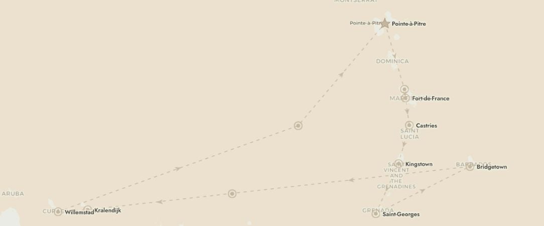 Croisière Horizons Tropicaux au cœur des Caraïbes -  - Caraïbes – Antilles