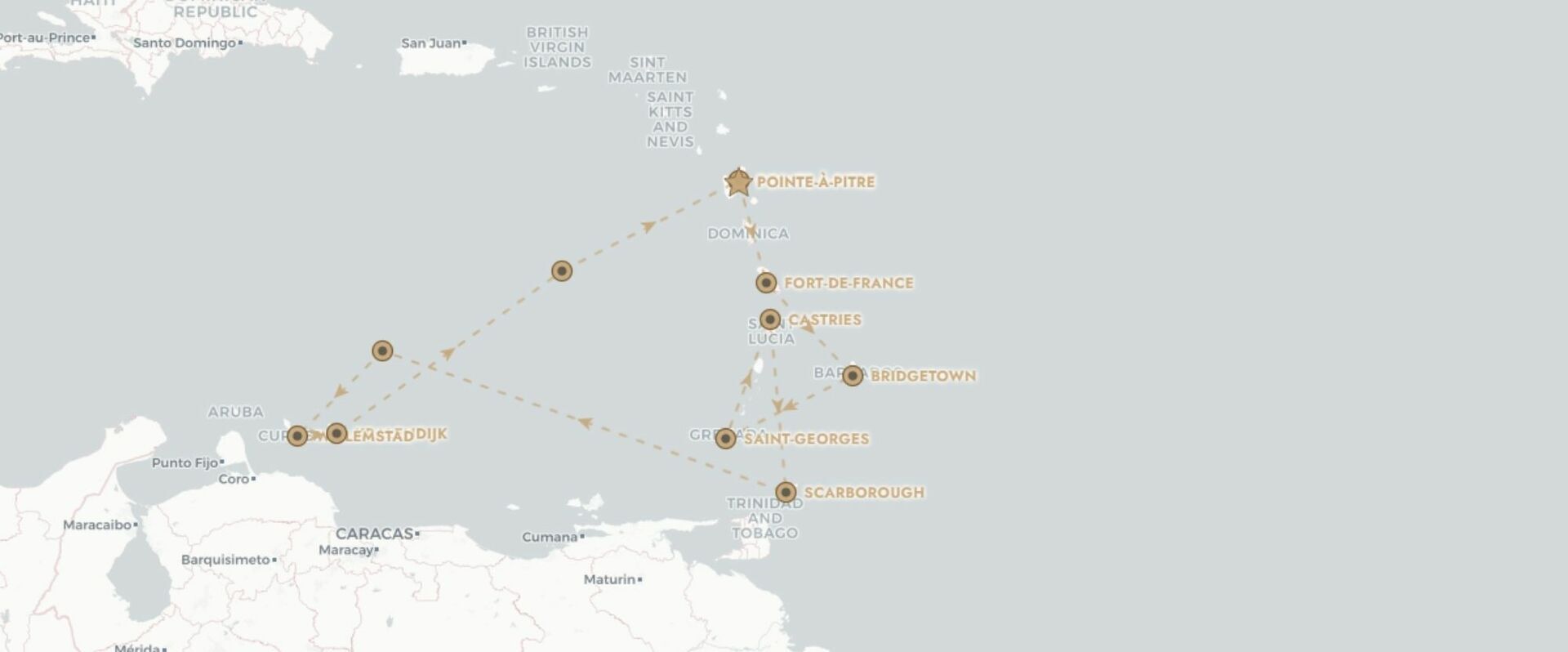 Croisière Noël au rythme des Caraïbes - Croisière de 10 nuits au départ de Pointe-à-Pitre pour célébrer Noël sous le soleil des Caraïbes, entre escales paradisiaques et atmosphère festive. - Caraïbes – Antilles