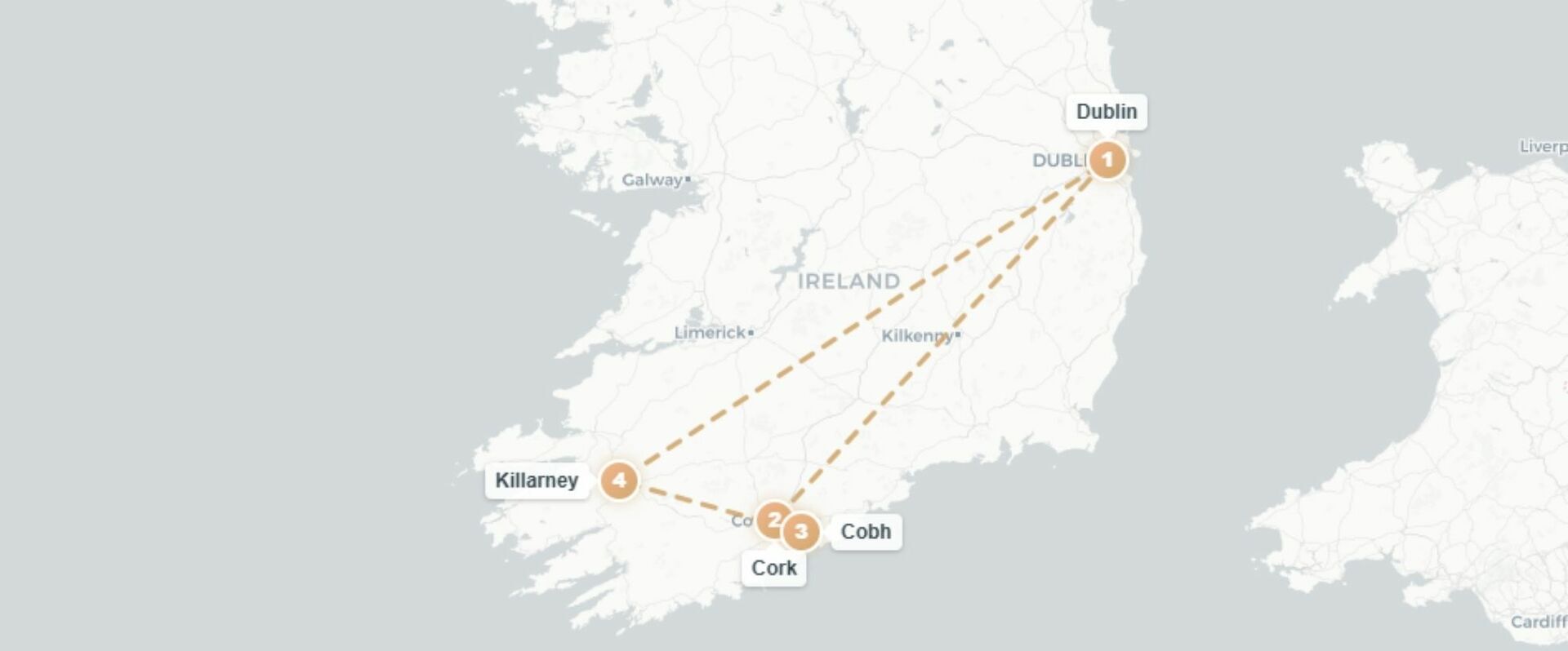 Découvrez l’Irlande en train - Circuit de 7 nuits en train à travers l’Irlande, entre ses villes animées et ses paysages majestueux. - Irlande : de Dublin à Killarney