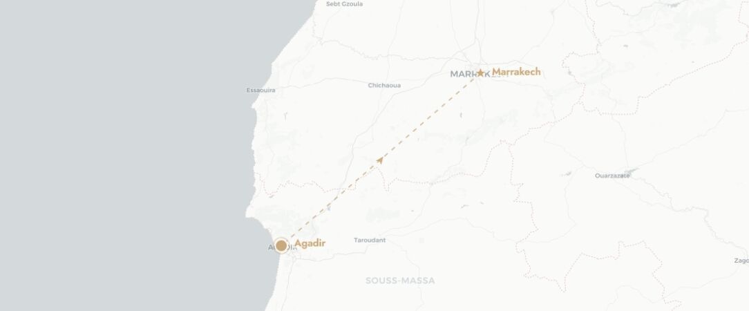 Marrakech et Agadir, entre Médina et océan - Combiné de 7 à 14 nuits entre l'effervescence de la médina de Marrakech et la douceur balnéaire de la côte atlantique d'Agadir. - Maroc : Marrakech & Agadir