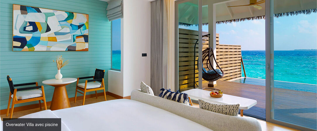 dusitD2 Feydhoo Maldives - All Inclusive Resort ★★★★★ - Villas sur pilotis, plongée sur récif maison et gastronomie thaïlandaise aux Maldives. - Maldives