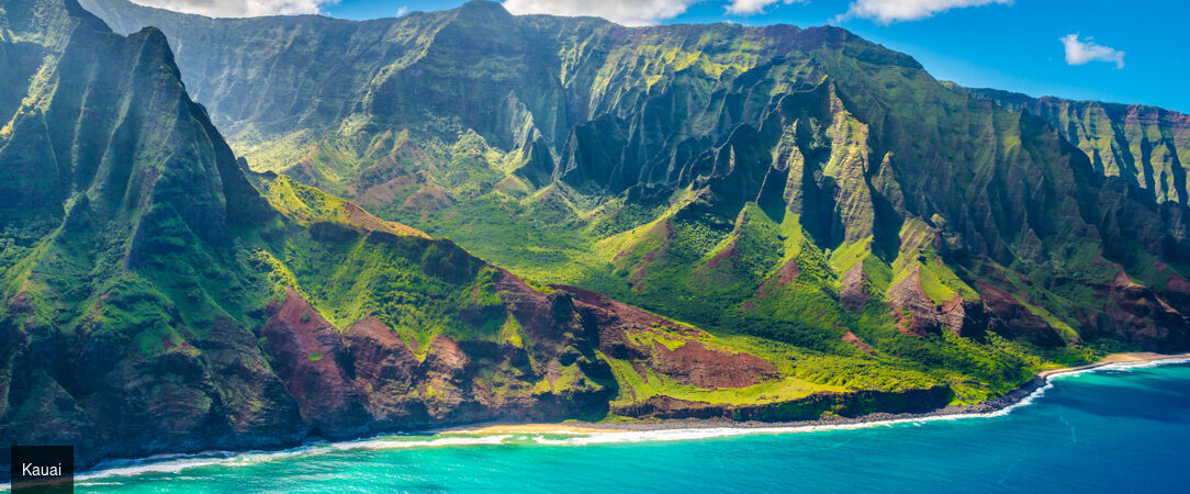 Grand tour d'Hawaii, de Waikiki aux volcans de la Big Island - Autotour de 12 nuits à travers les quatre îles emblématiques d'Hawaii, entre plages dorées, falaises vertigineuses et parcs volcaniques. - Hawaii : Honolulu à Big Island