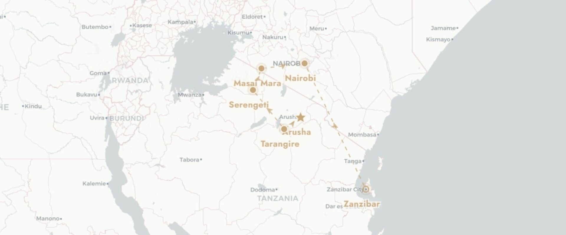 Des plaines d'Afrique aux eaux de Zanzibar -  - Tanzanie, Kenya & Zanzibar : Safari & Océan Indien