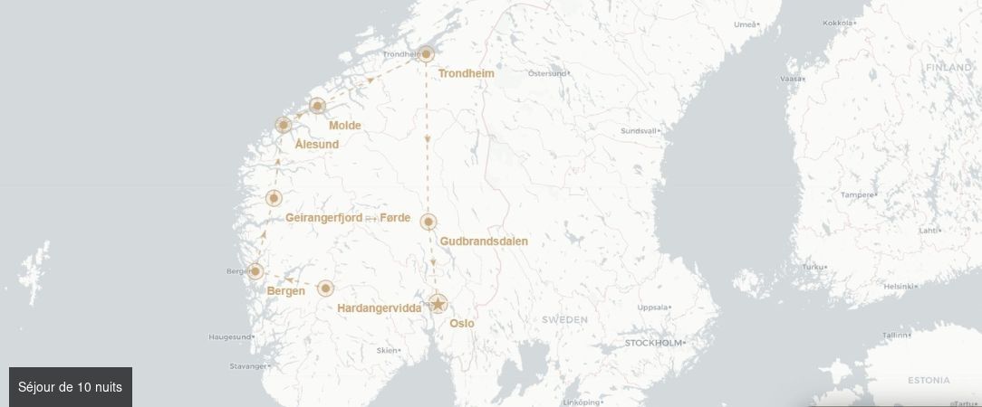 Splendeurs des fjords de Norvège -  - Norvège