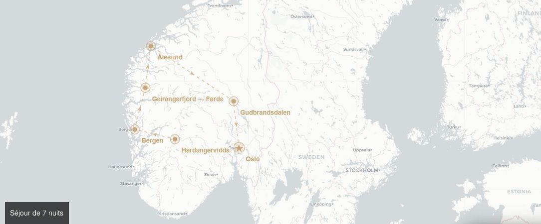 Splendeurs des fjords de Norvège -  - Norvège