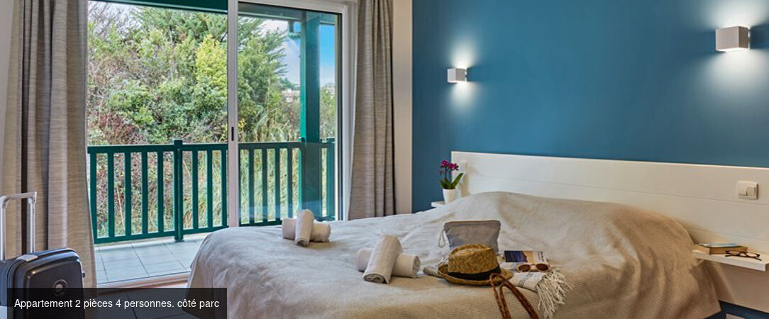 Résidence Odalys Erromardie Plage ★★★★ - Appartements avec terrasse dans un domaine boisé proche de la plage à Saint-Jean-de-Luz. - Saint-Jean-de-Luz, France