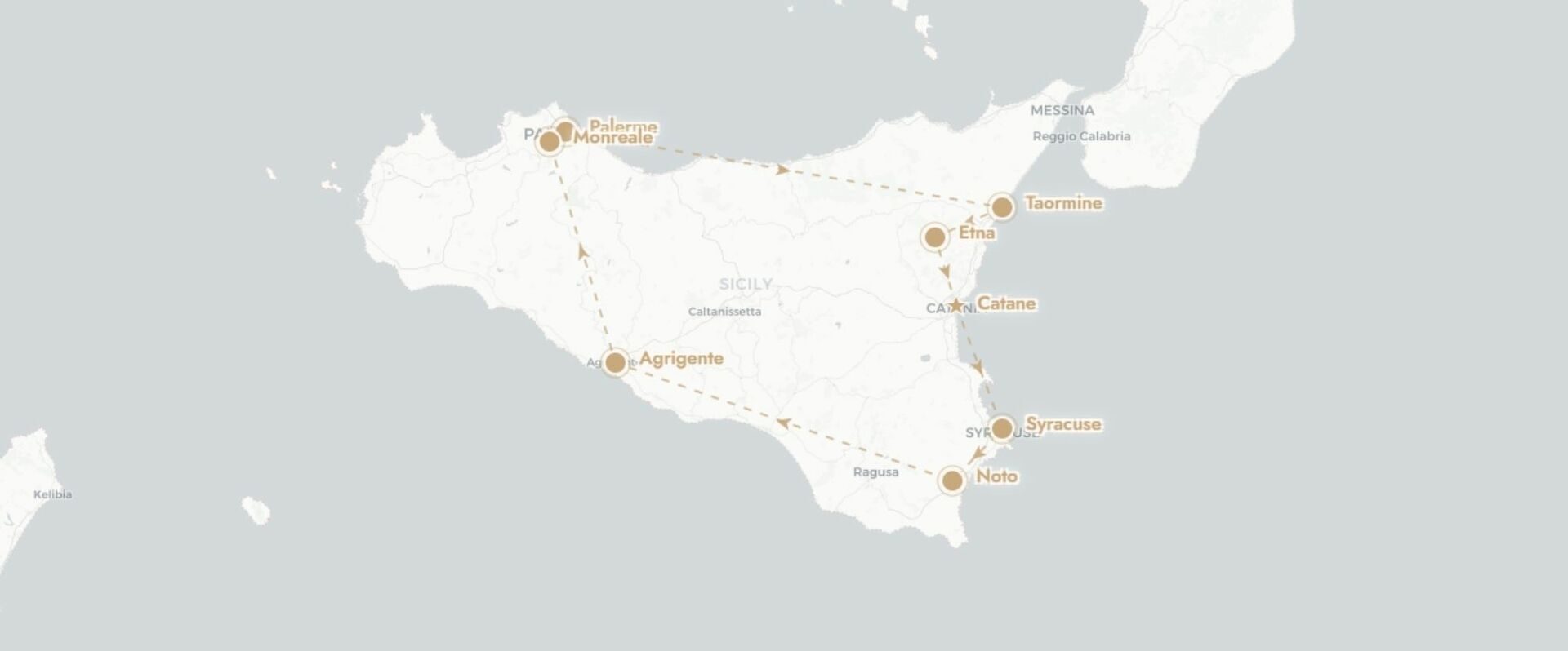 Grand tour de Sicile -  - Italie : Sicile