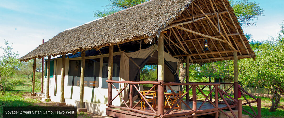 Kenya : Évasion sauvage & Farniente - Safari de 8 nuits entre les terres rouges de Tsavo et les eaux turquoise de Diani Beach, mêlant aventure sauvage et farniente tropical. - Kenya : Dani Beach & Tsavo