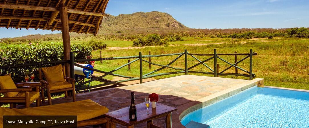 Kenya : Évasion sauvage & Farniente - Safari de 8 nuits entre les terres rouges de Tsavo et les eaux turquoise de Diani Beach, mêlant aventure sauvage et farniente tropical. - Kenya : Dani Beach & Tsavo