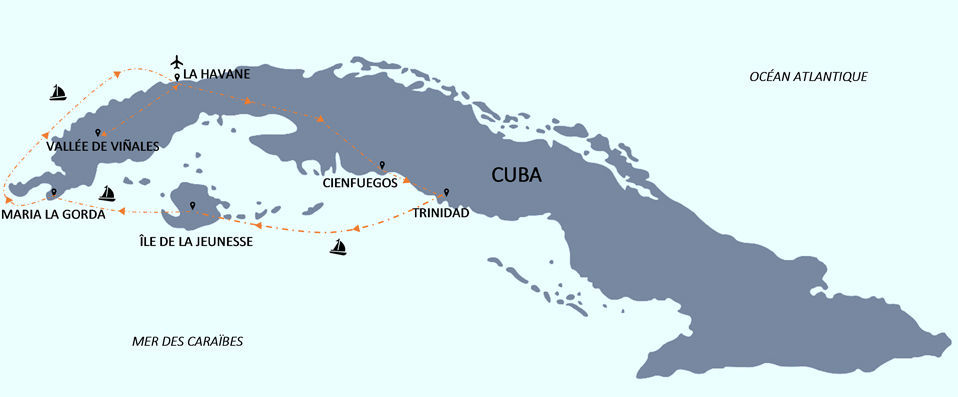 Yachting à Cuba avec Rivages du Monde - Croisière à la découverte des merveilles de Cuba. <b>Pension complète offerte !</b> - Cuba