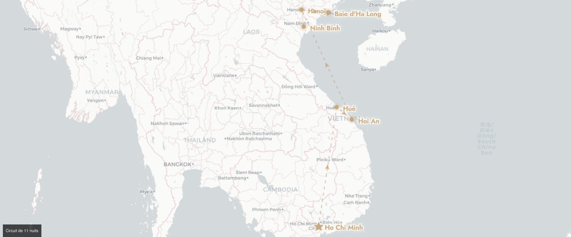 Sublime échappée culturelle avec séjour balnéaire - Circuit privatif de 9, 11 ou 14 nuits à la découverte des trésors du Vietnam, de l'effervescence de Saïgon à la magie de la baie d'Ha Long. - Vietnam