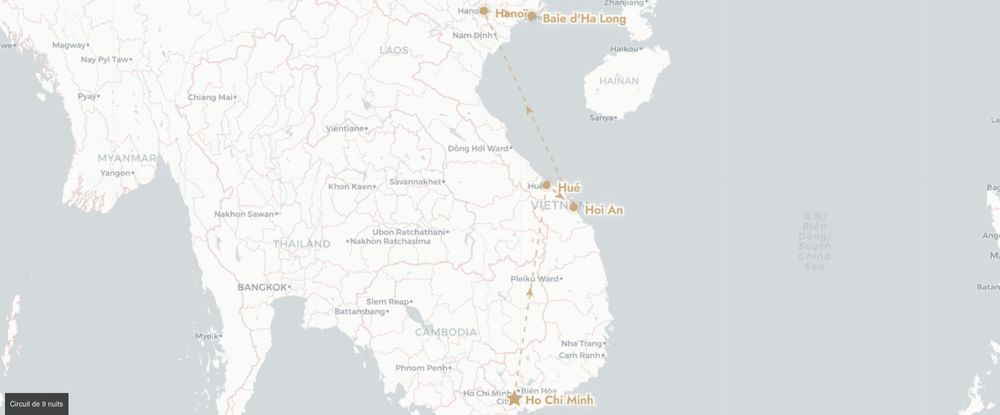 Sublime échappée culturelle avec séjour balnéaire - Circuit privatif de 9, 11 ou 14 nuits à la découverte des trésors du Vietnam, de l'effervescence de Saïgon à la magie de la baie d'Ha Long. - Vietnam