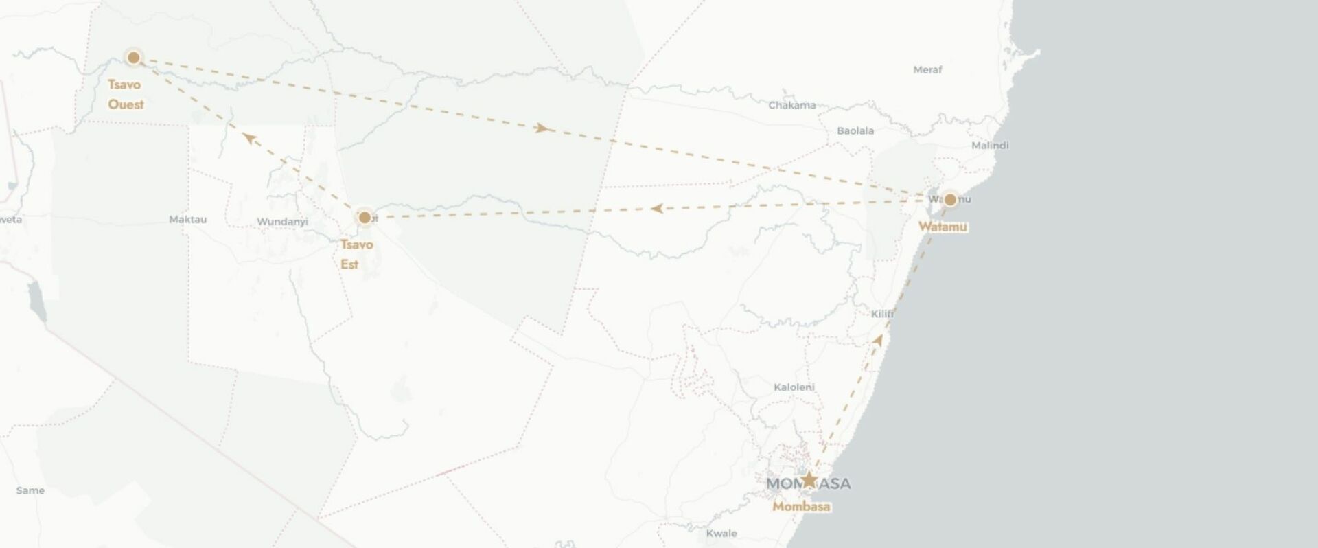 Safari Tsavo & Douceur Swahilie à Watamu - Safari de 7 à 14 nuits entre la savane de Tsavo et les plages de Watamu, pour une évasion kenyane entre aventure sauvage et douceur tropicale. - Kenya : Watamu & Parcs de Tsavo