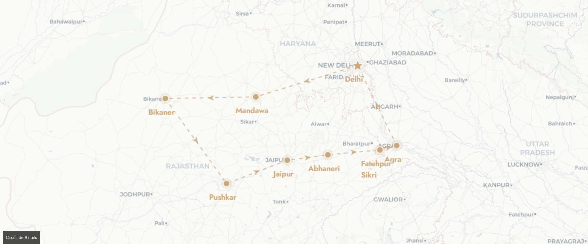 Rajasthan et Taj Mahal : l'Inde dans toute sa splendeur - Circuit privatif de 9, 11 ou 13 nuits à la découverte des merveilles du Rajasthan, du Taj Mahal aux cités colorées du désert. - Inde