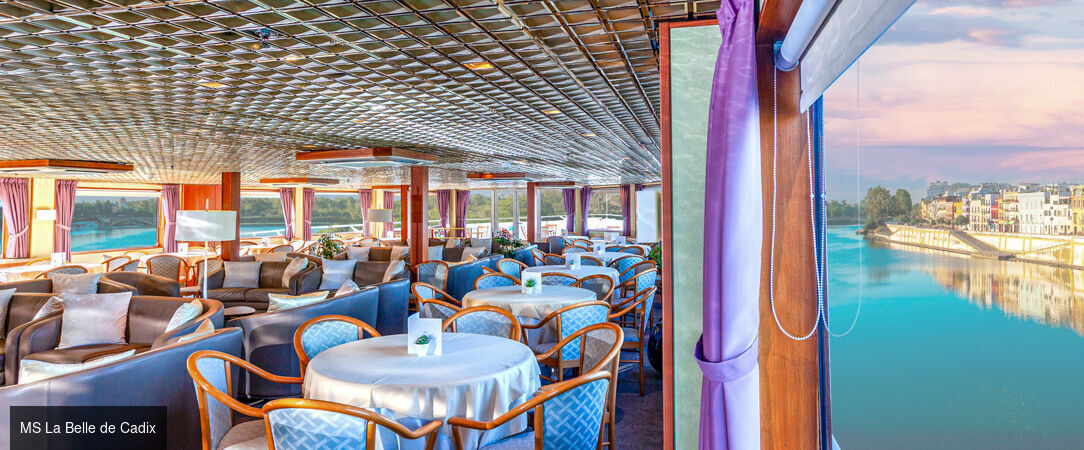 Croisière en Andalousie : au fil des jardins sur le Guadalquivir - Une croisière fluviale thématique sur le Guadalquivir en compagnie d'Alain Baraton et de la rédaction de Rustica, au cœur des plus beaux jardins d'Andalousie. - Espagne : Andalousie de Séville à Cadix
