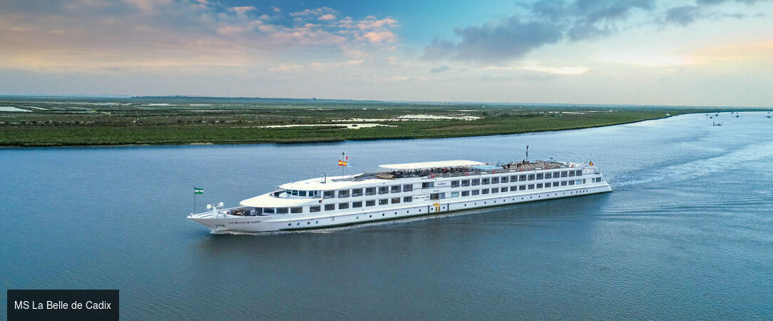Croisière en Andalousie : au fil des jardins sur le Guadalquivir - Une croisière fluviale thématique sur le Guadalquivir en compagnie d'Alain Baraton et de la rédaction de Rustica, au cœur des plus beaux jardins d'Andalousie. - Espagne : Andalousie de Séville à Cadix