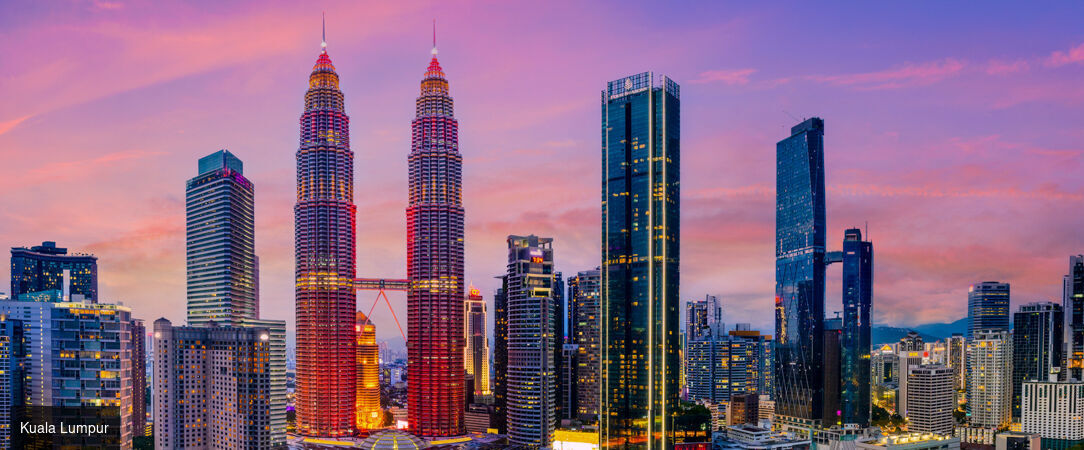 Luxe urbain et sérénité balnéaire en Malaisie - Combiné privatif de 9 à 14 nuits entre le dynamisme de Kuala Lumpur et les plages dorées de Penang en hôtels 5 étoiles. - Malaisie : Kuala Lumpur & Penang