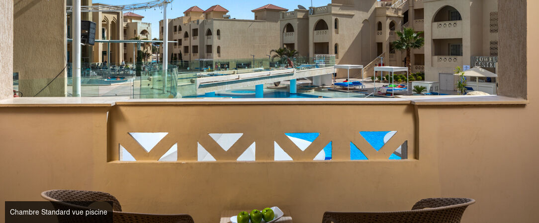 Pickalbatros Aqua Blu Resort Hurghada ★★★★ - Escapade familiale, aqua park & mer Rouge en fond. - Hurghada, Égypte
