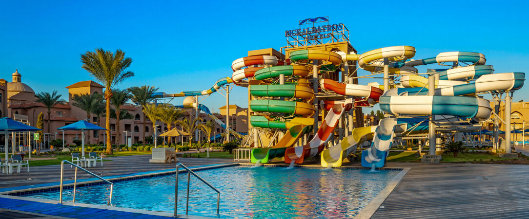 Pickalbatros Aqua Blu Resort Hurghada ★★★★ - Escapade familiale, aqua park & mer Rouge en fond. - Hurghada, Égypte