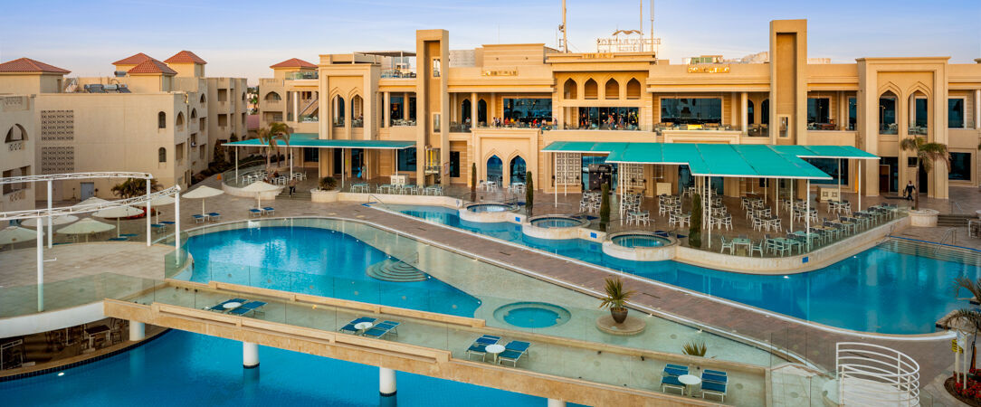 Pickalbatros Aqua Blu Resort Hurghada ★★★★ - Escapade familiale, aqua park & mer Rouge en fond. - Hurghada, Égypte