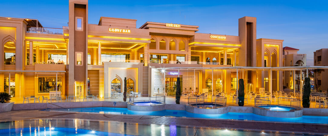 Pickalbatros Aqua Blu Resort Hurghada ★★★★ - Escapade familiale, aqua park & mer Rouge en fond. - Hurghada, Égypte
