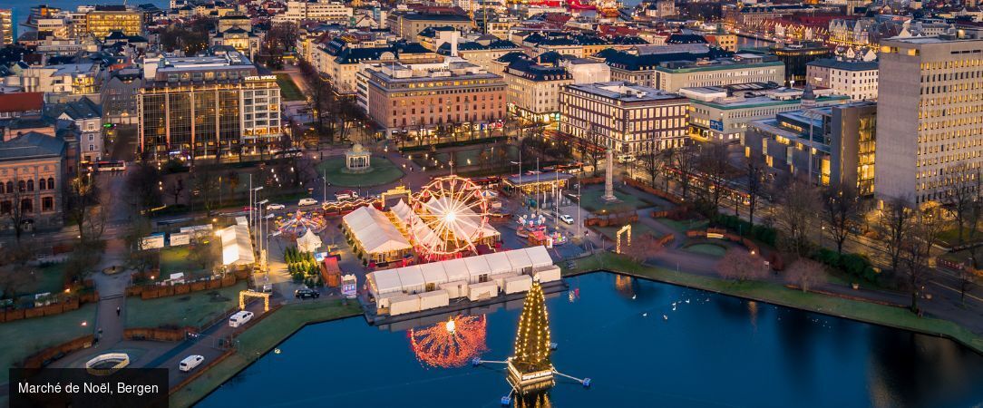 Noël dans les Fjords norvégiens - Circuit individuel en autonomie de 6 ou 8 nuits de Bergen aux fjords enneigés jusqu'à Oslo, pour un Noël féerique en Norvège - Norvège : Bergen, Flåm et Oslo