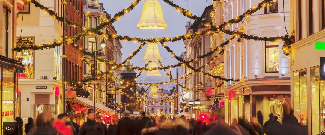 Noël dans les Fjords norvégiens - Circuit individuel en autonomie de 6 ou 8 nuits de Bergen aux fjords enneigés jusqu'à Oslo, pour un Noël féerique en Norvège - Norvège : Bergen, Flåm et Oslo