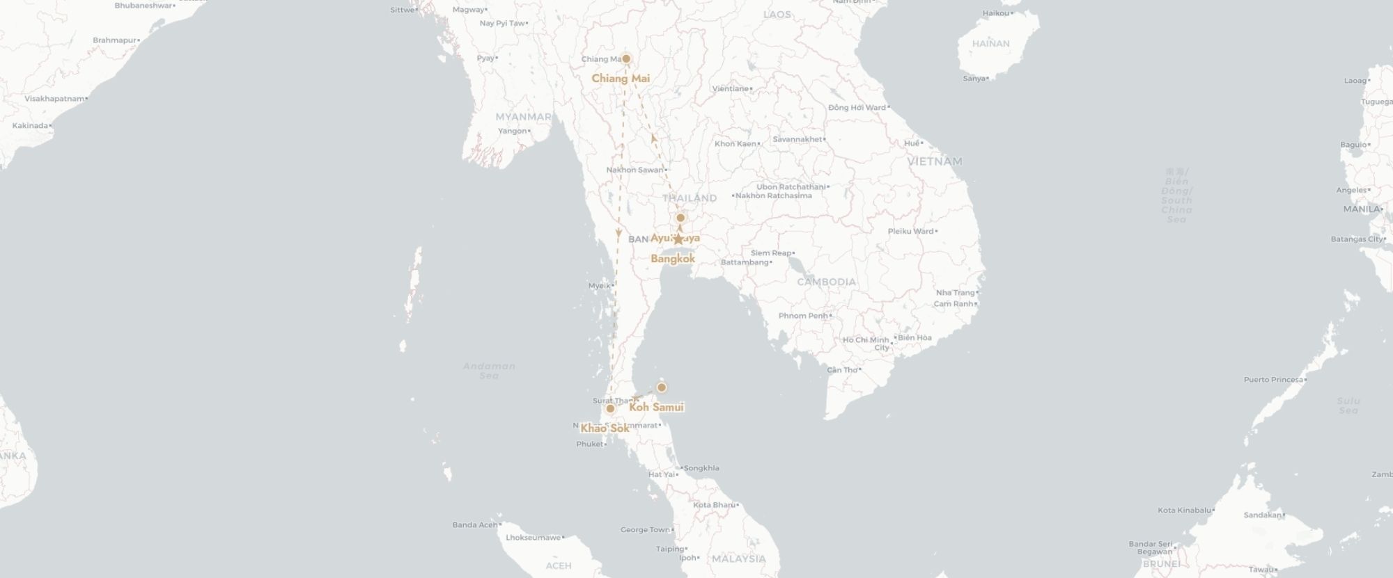 Splendeurs de Thaïlande : de Bangkok aux plages de Koh Samui - Circuit privatif de 10 à 14 nuits de l'effervescence de Bangkok aux montagnes du Nord, jusqu'aux eaux cristallines de Koh Samui. - Thaïlande