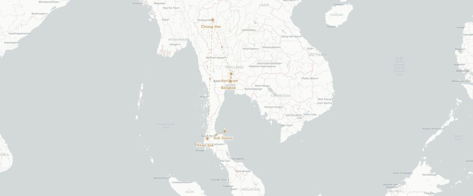 Splendeurs de Thaïlande : de Bangkok aux plages de Koh Samui - Combiné de 10 à 14 nuits de l'effervescence de Bangkok aux montagnes du Nord, jusqu'aux eaux cristallines de Koh Samui. - Thaïlande
