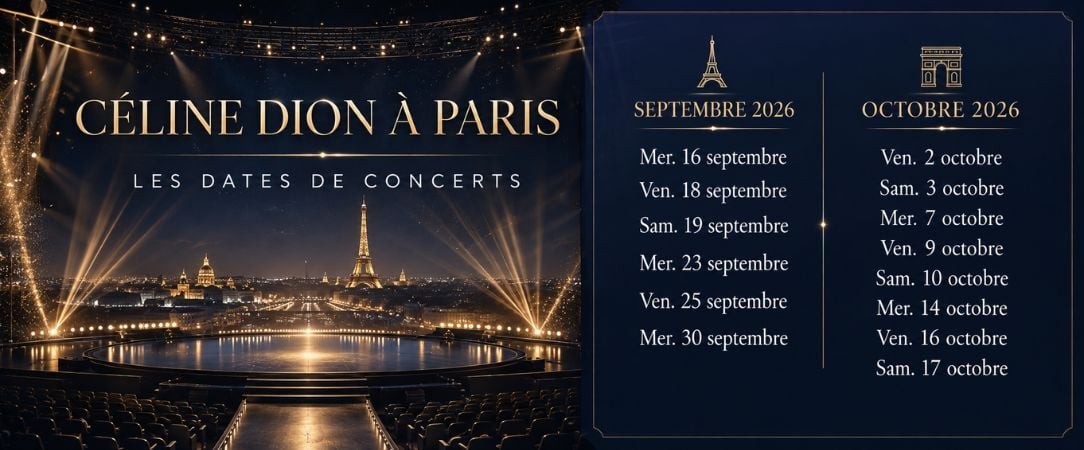 Céline Dion illumine Paris en concert - Un séjour parisien mémorable de 2 nuits, avec votre billet pour Céline Dion. - Paris, France