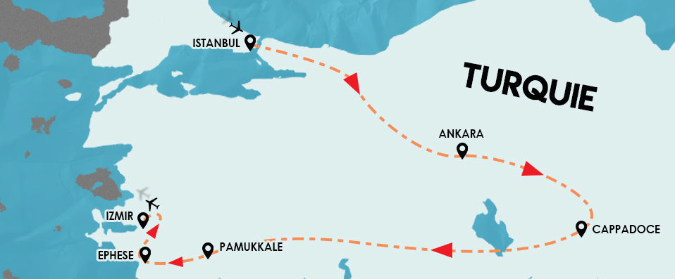 Circuit groupé: Trésors de Byzance de la mer Egée à Cappadoce ★★★★★ - Luxueuse escapade à la découverte des trésors de Byzance. <b>Pension-complète incluse !</b> - Turquie
